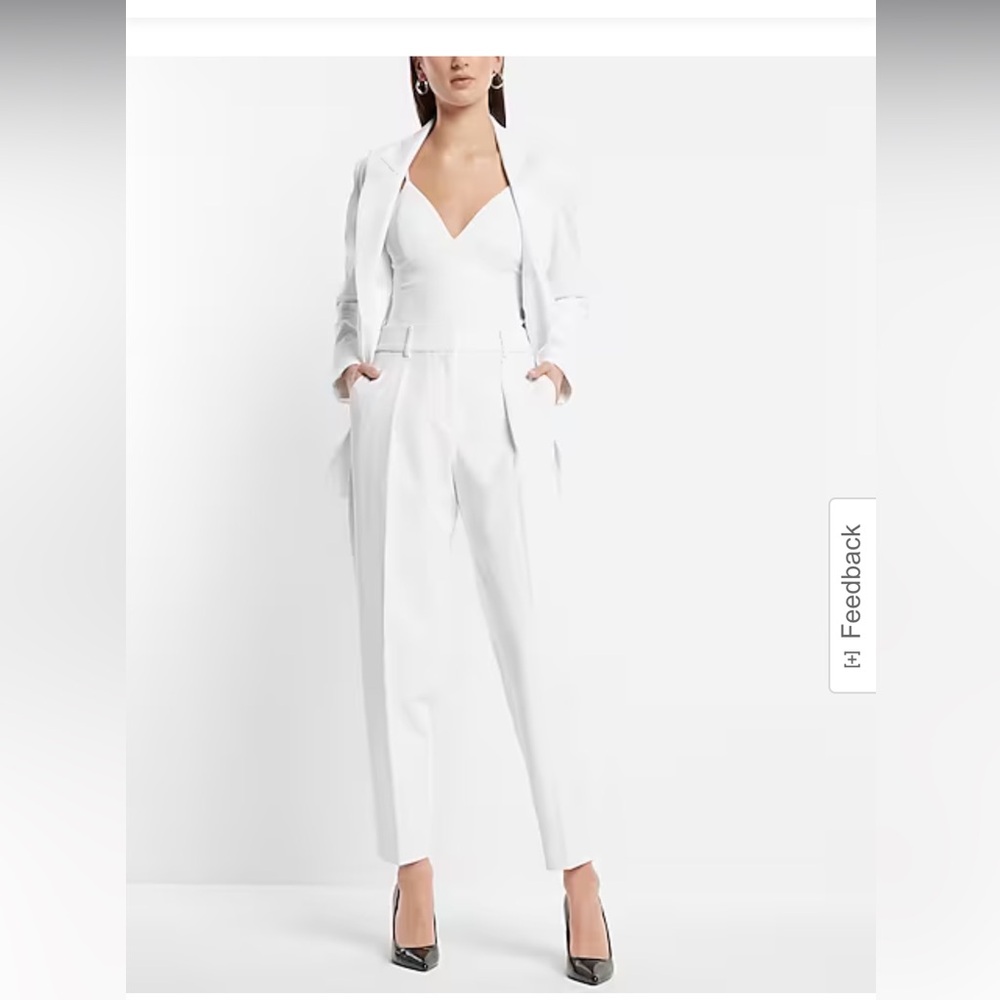 Express Super High Waisted Pleated Pants